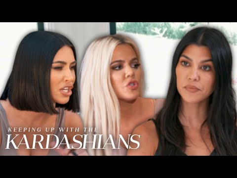 Kim & Khloé Kardashian Call Out Kourtney For Skipping Filming & “Setting Boundaries” | KUWTK | E!