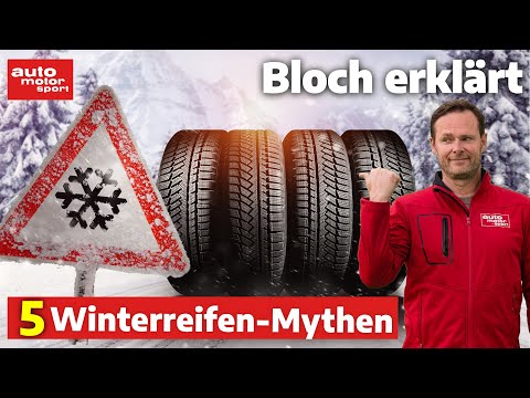 Winter tires: The 5 biggest myths - what really matters! Bloch explains #258 | auto motor und sport