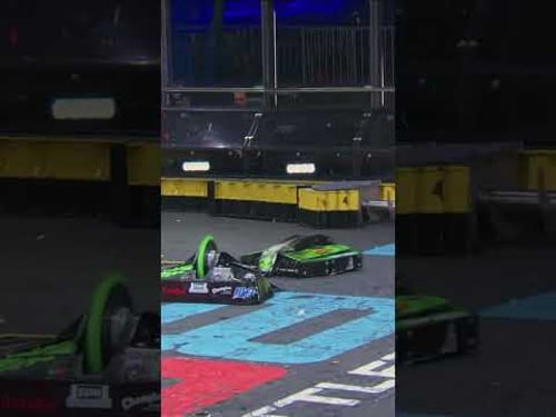 This robot took out a light!