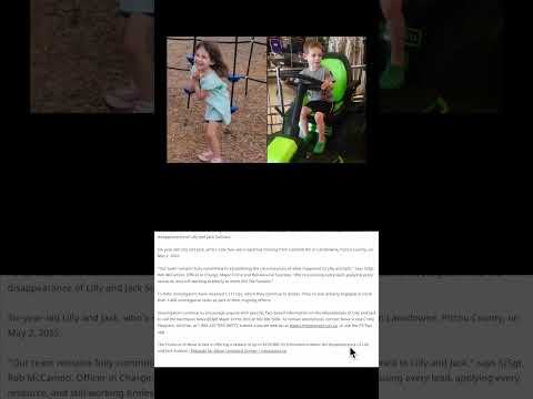 Lilly & Jack Sullivan: A few new words from the RCMP