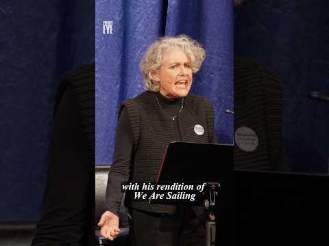 Why was this political activist allowed to take over at Glastonbury?