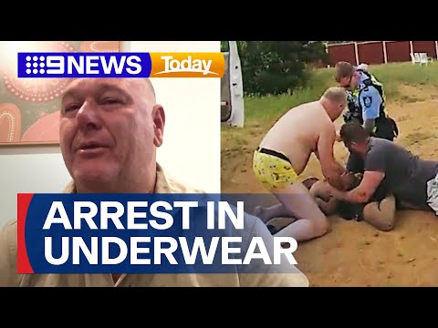 WA dad performs citizens' arrest during carjacking in his underwear | 9 News Australia