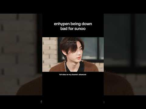 just enhypen being whipped by sunoo #enhypen #kpop