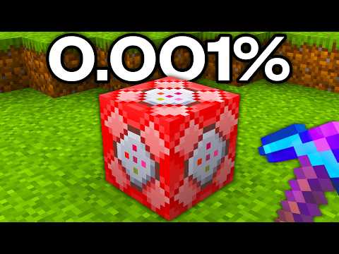 I Found Minecraft's RAREST ITEMS in 24 Hours!