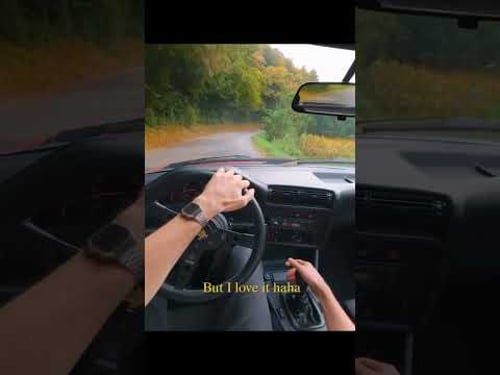 I put 20 year old tires on my BMW E30 and went for a drive on a rainy day. It was pretty terrifying.