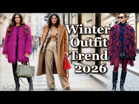 Top Winter Outfit Trends 2026 That Are Everywhere | Chic, Cozy & Bold | Street Style Fashion