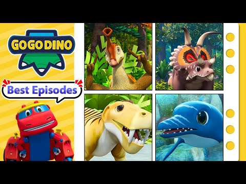The Most Peculiar Dinosaurs Compilation | Tsintaosaurus + More | GOGODINO Best Episodes | Dinosaurs