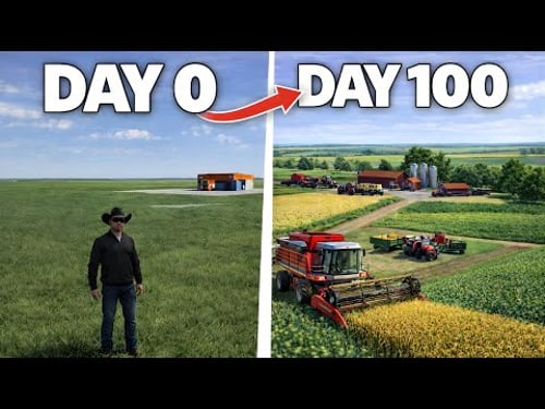 I Survived 100 Days Starting With $0 on the Flat Map