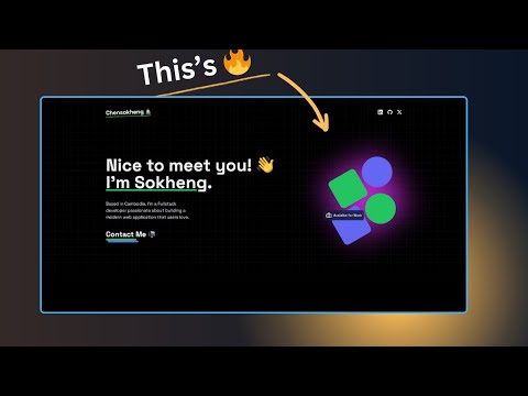 Build Fast, Responsive Portfolio | Next.js, Tailwind, Aceternity