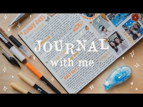 march journal with me ✨🍊 2026