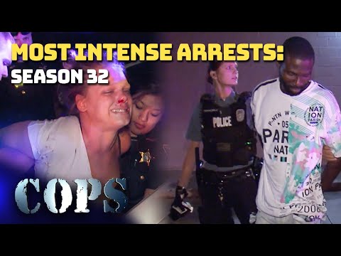Most Intense Arrests: Season 32 | Compilation | COPS TV Show