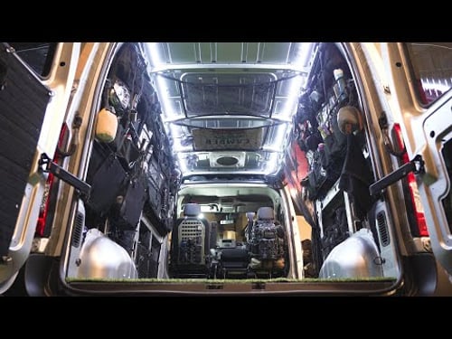 AMAZING CAMPER VAN BUILD DIY for 7 DAYS ALONE | Renault Master VAN