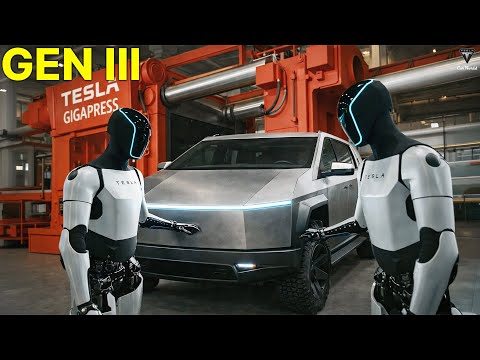 1,200 Tesla Bot Gen 3 Can Running Logistic At Giga Texas In 2026, AI & FSD New Level!