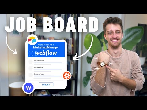 The QUICKEST Way To Build A Job Board In Webflow (Full Tutorial)