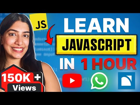 JavaScript for Beginners | Learn JavaScript in one hour!