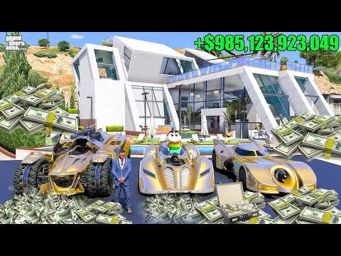 Franklin Touch Anything Become Diamond & Gold in GTA 5 | SUMIT OP