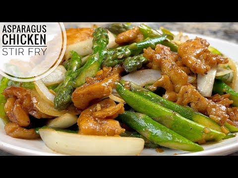 Asparagus And Chicken Stir Fry | Quick And Easy Chicken Stir Fry With Vegetables