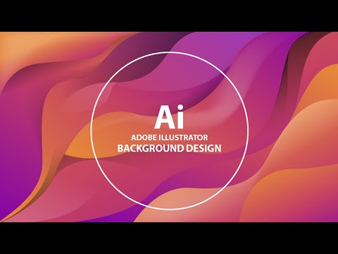 Create Elegant Liquid Background | Adobe Illustrator Tutorial
