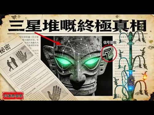 三星堆嘅主人係邊個呀?點解挖緊挖緊就唔敢再挖咗啦?專家到底發現咗啲咩呀?現場出土咗好多祭祀用品究竟係向邊個祈禱?遺址出現咗啲逆天嘅「黑科技」,難道係另一個次元嘅文明遺物呀?#三星堆 #奇聞 #考古