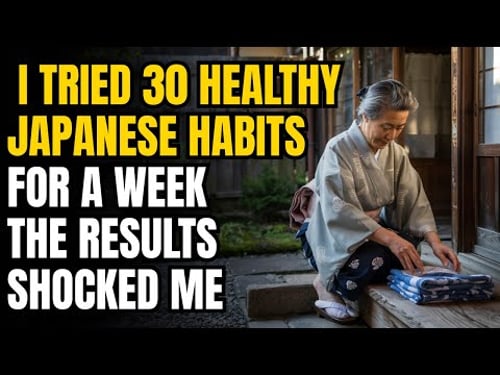 30 Healthy Japanese Habits for 7 Days