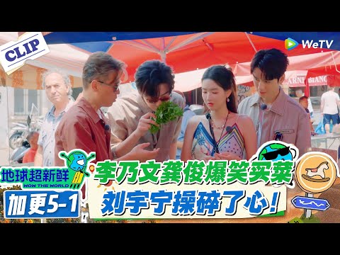 【地球超新鲜】加更5-1:太有节目效果了!李乃文买菜把番茄看出樱桃!刘宇宁为这个团操碎了心!#地球超新鲜 #孙红雷 #李乃文 #陈赫 #刘宇宁 #龚俊 #陈星旭 #王玉雯