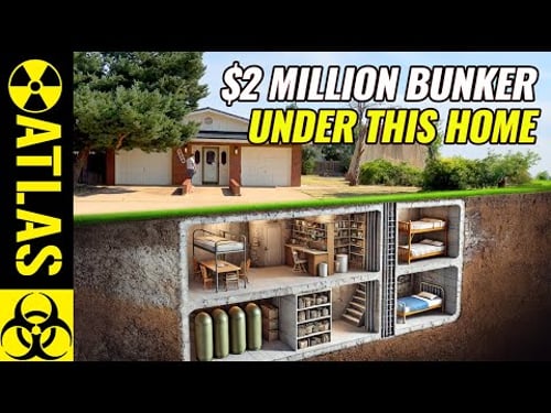 Inside the VERY FIRST Underground Doomsday home! - ATOMITAT