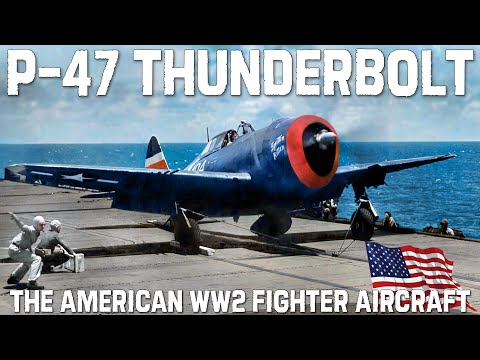 P-47 THUNDERBOLT | WWII Fighter Aircraft, Nicknamed the "Jug" | Upscaled Documentary
