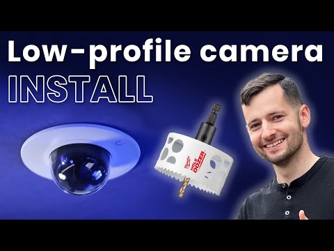 Discrete Security Camera | UniFi G5 Dome Ultra Flush Mount Install