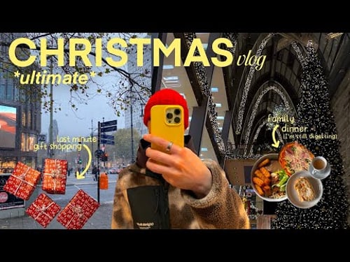 ❄︎THE ULTIMATE CHRISTMAS VLOG • last minute shopping, spending time with family + new years eve🥂