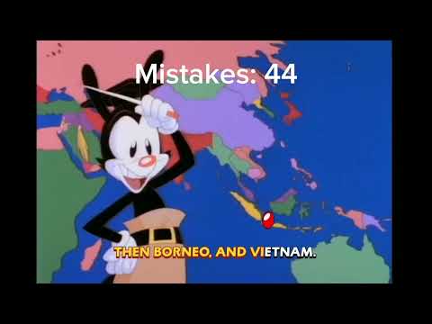 Correcting Yakko's World (Every Mistake In) every countries