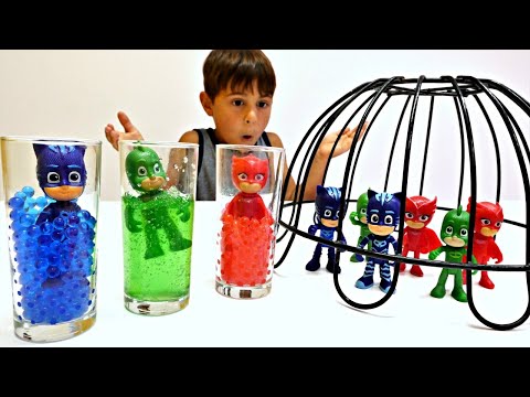 PJ Mask Spielzeug. Die PJ Pyjamahelden verwandeln sich. Spielzeuge für Kinder