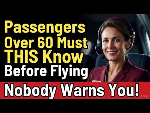 Over 60: Must Know THIS Before Flying (Flight Attendants Never Warn You – I Almost Regretted )