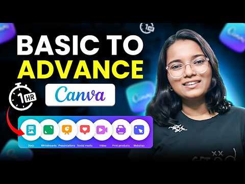 Canva FULL COURSE For Beginners 2025 | How to Use Canva Like a PRO