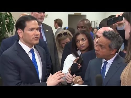 ‘This is my press conference’: Marco Rubio shuts down CNN reporter in fiery exchange
