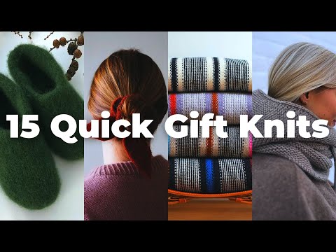 15 Last-Minute Easy Gift Knits 🎁 Beginner-Friendly Projects ✅