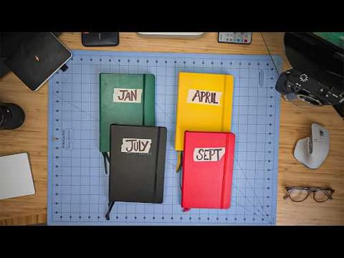 How I Finish 4 Notebooks a Year