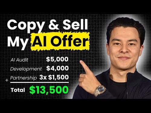 Copy my $13,500 AI Partnership Offer (and sell it in 2026)