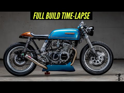 Honda CB750 Ultimate Cafe Racer Build Timelapse | The "ClubSport" CB750 Built By Mile Zero Racers