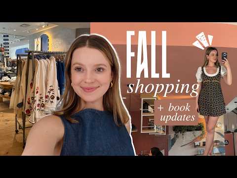 VLOG: come have a cutie lil shopping day with me? (+ book updates and house projects!)