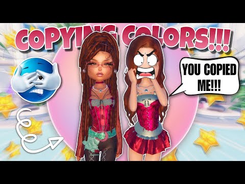 *COPYING* Pros *COLOR PALETTES* In Dress To Impress!! (Roblox)