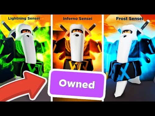 Getting EVERY ELEMENT and the BEST RANK in Roblox Ninja Legends!