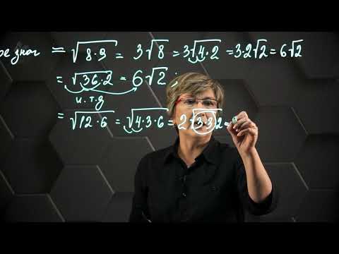 Transformation of expressions containing square roots. Introduction and subtraction from, under t...