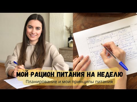 Планирование меню на неделю | Что есть на завтрак, обед и ужин ?