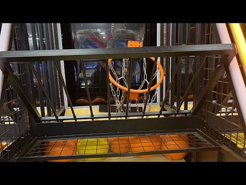 認證紀念幾週年(忘了),久違的碰硬球,是否認證還能兩次過?#籃球機#投籃機#basketball#arcade