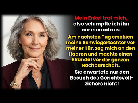 Mein Enkel trat mich, ich wies ihn zurecht – am nächsten Tag kam meine Schwiegertochter wütend…