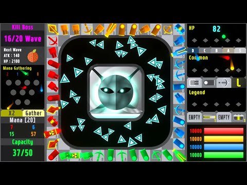 The resurrection of the devil : 20 Waves Circle Cannon Defense - Marble Battle in Unity