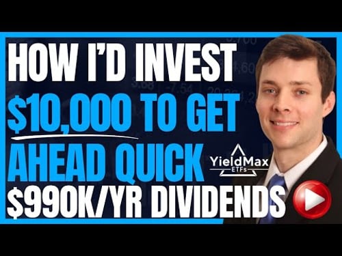 How I'd Invest 10K To Get Ahead Fast & Retire Early (Yieldmax High Yield Dividends) #FIRE