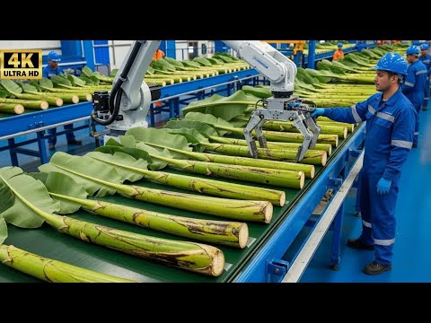 Inside the 100,000 LB Banana Plant – The HYPNOTIC Spinning of Modern Luxury Fabric Production