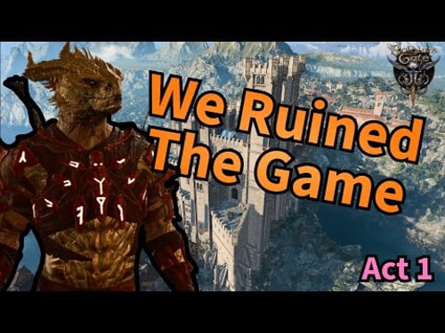 Can You Beat Baldur's Gate 3 by DOING EVERYTHING WRONG?? (Act 1)