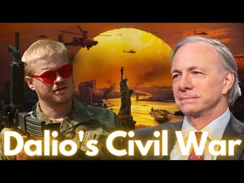 Ray Dalio's comments on the beginning of our new civil war